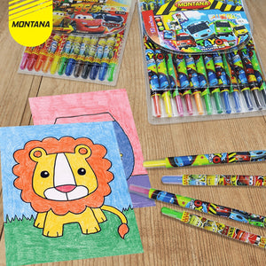 MONTANA Twist Crayon / Krayon Putar Montana T-TC1 / 12 Warna / Colors
