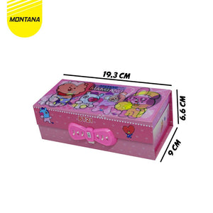 MONTANA Kotak Pensil Pencil Case Study Set Tempat Alat Tulis PC-220