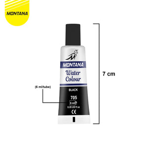 MONTANA Water Color Cat Air 12 Warna x 6ml High Grade Pigments Nont Toxic TWC12-PT