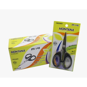 MONTANA Bundling Gunting Stainless Stell STI-145 4Pcs + Gunting STI-165 4Pcs + Gunting STI-180 4Pcs