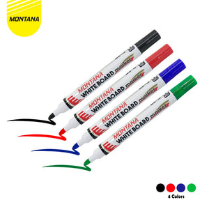 MONTANA Spidol Papan Tulis Medium Whiteboard Marker Bullet Tip MW-12 Retail
