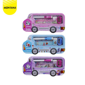 MONTANA Kotak Pensil 20x10x6 Cm Pencil Case Study Set Tempat Alat Tulis 3326