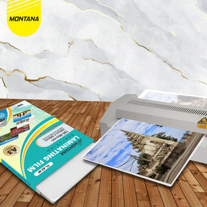MONTANA Plastik Laminasi A3 100 Sheets Laminating Film High Quality TLA3W