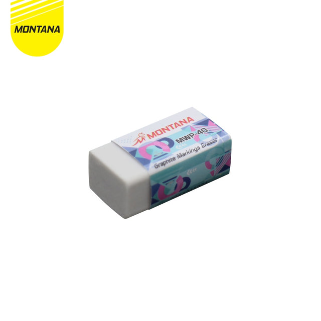 MONTANA Penghapus Pensil 30 x 16 x 11 mm Eraser Dust Free MW-40/Retail