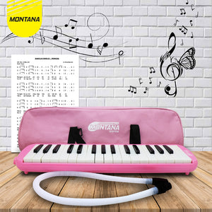 MONTANA Pianika Set Alat Tiup Musik 42.2x10.3x5 Cm Note Timbul TPP