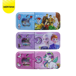 MONTANA Kotak Pensil 21x8.2x3 Cm Pencil Case Study Set Tempat Alat Tulis 4318