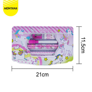 MONTANA Kotak Pensil Pencil Case Study Set Tempat Alat Tulis PC-2218