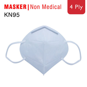 MONTANA Masker KN95 Four Layers Non Medical Face Mask Aseptic KN95-5PLY/Retail