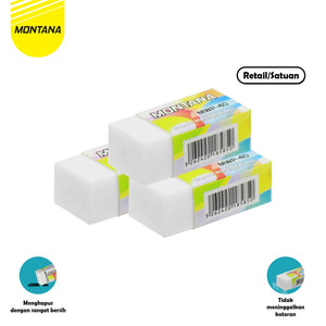 MONTANA Eraser / Penghapus Montana MWP-40/ 1 BOX 40 PCS