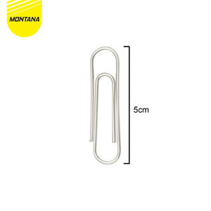 MONTANA Paper Clip Penjepit Klip Kertas 60 Pcs Best Quality Serbaguna No.5/Retail