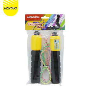 MONTANA Skipping Jump Rope Lompat Tali With Counter Alat Hitung 3 Digit 2.4 m Comfortable Foam Grip