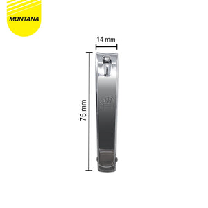 MONTANA Gunting Kuku Besar Stainless Steel 75 mm x 14 mm Nail Clipper Perawatan Tangan TNC-07/Box