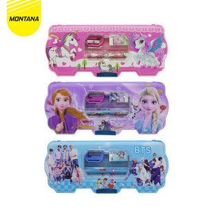 MONTANA Kotak Pensil 20x8x4 Cm Study Set Tempat Alat Tulis 1002