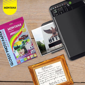 MONTANA Glossy Photo Paper A4 20 Sheets 210 GSM Kertas Foto TGP-A420
