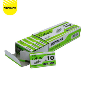 MONTANA Staples Set 1Pcs Stapler Jepretan Steples HD-10 + 4pcs Isi Stapler RS-10