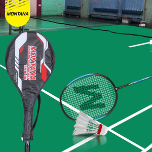 MONTANA Badminton Racket 66 x 19.5 cm Raket Bulu Tangkis Free Tas TRB1S