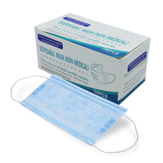 MONTANA Masker Medis 3Ply 1 Box 50 Pcs Face Mask Earloop Disposable