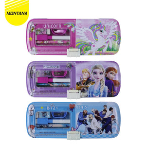 MONTANA Kotak Pensil Pencil Case Study Set Tempat Alat Tulis 3323