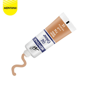 MONTANA Oil Colour Cat Minyak 12 Warna Smooth Rich Colors & Pigments TOC-12PT