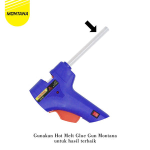 MONTANA Glue Stick Refill Isi Lem Bakar Tembak 20 Watt Perekat Serbaguna TLG-01/Box