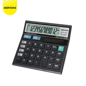 MONTANA Kalkulator Alat Hitung 12 Digit Calculator Large Display 2 Power MTC-512