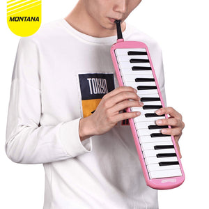 MONTANA Pianika Set Alat Tiup Musik 42.2x10.3x5 Cm Note Timbul TPP