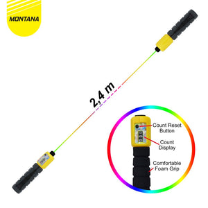 MONTANA Skipping Jump Rope Lompat Tali With Counter Alat Hitung 3 Digit 2.4 m Comfortable Foam Grip