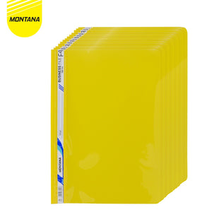 MONTANA File Bisnis Map Plastik F4 12 Pcs Business File Dokumen Folder TBF-F4/Lusin