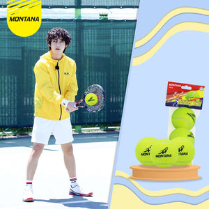 MONTANA Bola Tenis 3 Pcs Rebound 0.95-1.10 Tennis Ball Sport Bola Kasti TTB-3