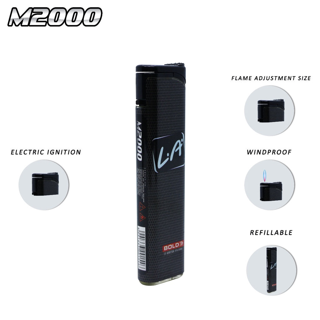 MONTANA x M2000 Korek Api Gas 8 x 2 cm Windproof Refillable MN-951/Retail