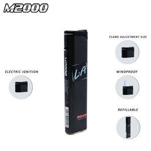 MONTANA x M2000 Korek Api Gas 8 x 2 cm 50 Pcs Windproof Refillable MN-951/Box