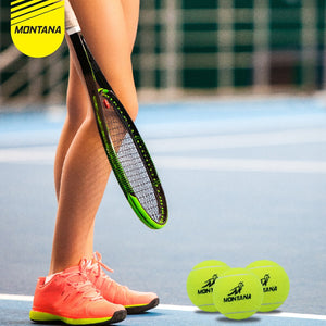 MONTANA Bola Tenis 3 Pcs Rebound 0.95-1.10 Tennis Ball Sport Bola Kasti TTB-3