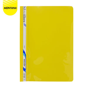 MONTANA File Bisnis Map Plastik F4 Business File Dokumen Folder TBF-F4/Retail Yellow