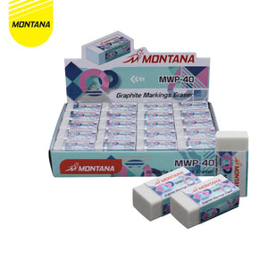 MONTANA Penghapus Pensil 30 x 16 x 11 mm Eraser Dust Free MW-40/Retail