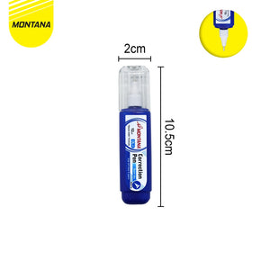 MONTANA Fluid Correction Pen Cairan Koreksi 12ml Quick Dry Tipe X Penghapus Cair OL-1/Retail