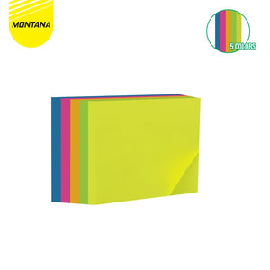 MONTANA Sticky Note Kertas Memo Tempel 100 Sheet Notes Papers Mix Warna TSNX76