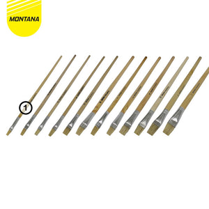MONTANA Brush Kuas Cat Air Lukis 31.8 cm Watercolor Brush Acrylic Nylon BRW-1/Box
