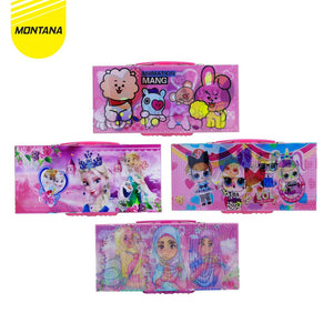 MONTANA Kotak Pensil Pencil Case Study Set Tempat Alat Tulis PC-220