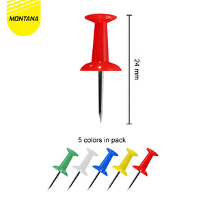 MONTANA Push Pin Jarum Tekan 30 Pcs Best Quality Colorful Paku Pin Multiwarna TPN-30/Retail