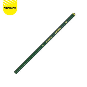 MONTANA Pensil 2B Lulus Uji Komputer 12 Pcs Pencil Alat Tulis Sekolah dan Kantor MT2B01