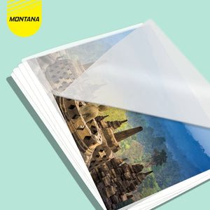 MONTANA Plastik Laminasi F4 100 Sheets Laminating Film High Quality TL-F4W