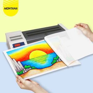 MONTANA Plastik Laminasi A3 100 Sheets Laminating Film High Quality TLA3W