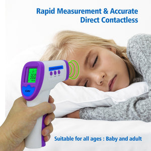 MONTANA Infared Digital Thermometer Pengukur Suhu Tubuh 32-42.9 ° C Body Temperature CRY-F08