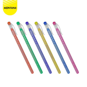 MONTANA Pulpen Pena 0.7mm 12 Pcs Ballpoint Pen Alat Tulis 921 KING