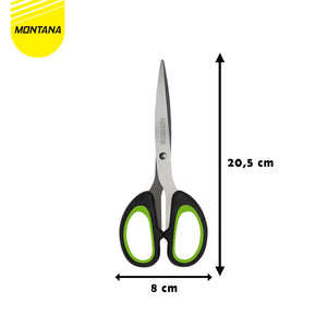 MONTANA Scissors Gunting Stainless Steel 20.5 Cm Multipurpose Kuat Tajam Anti Karat STL-580/Lusin