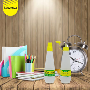 MONTANA Glue Lem Povinal Sedang 75ml Liquid Adhesive Untuk Slime Serbaguna TG-112/Box