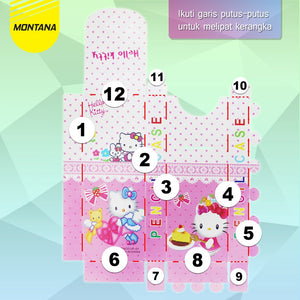 MONTANA Kotak Pensil Pencil Case Study Set Tempat Alat Tulis UF-01 Retail