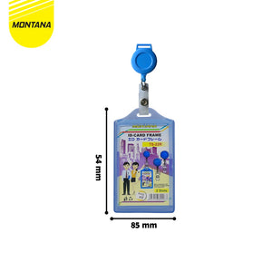 MONTANA Montana Casing Id Card Holder 2 Muka Lentur - Bening (Pak isi 5 pcs)