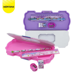 MONTANA Kotak Pensil 20x8x4 Cm Study Set Tempat Alat Tulis 1002