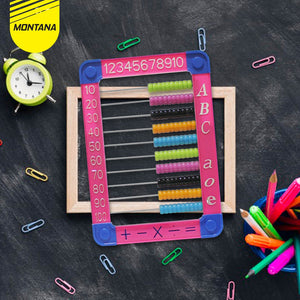 MONTANA Abacus Sempoa Alat Belajar Hitung 10 Baris Learning Tools for Counting TSM-01